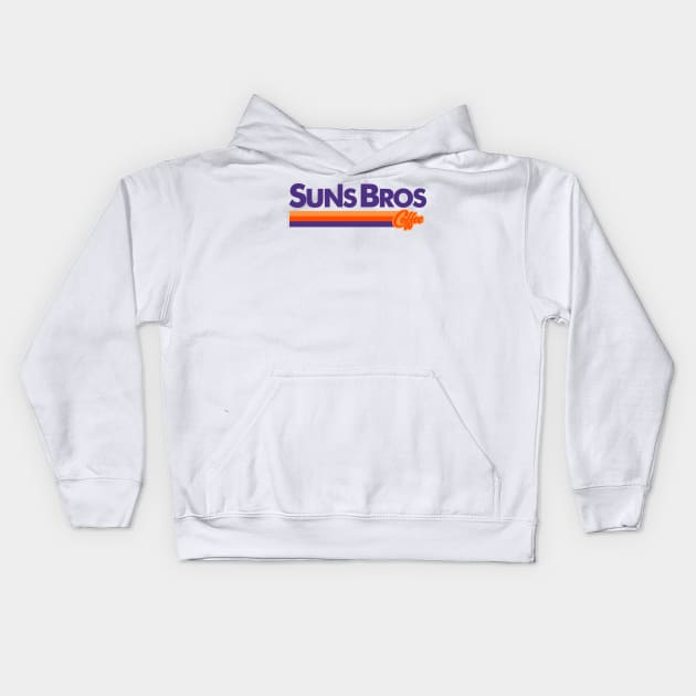 Phoenix Suns Dutch Bros Coffee - Light Kids Hoodie by CraigAhamil